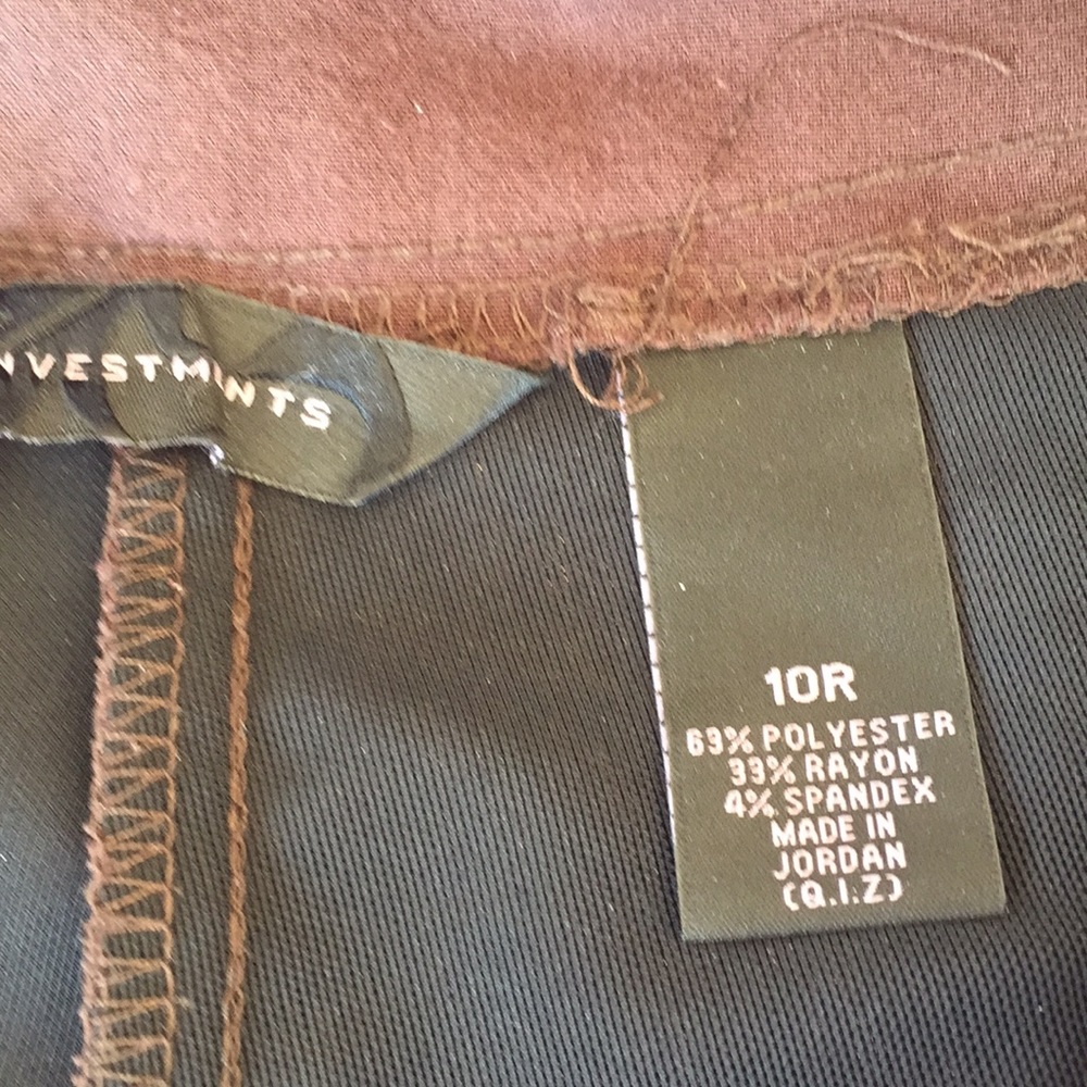 Good condition Brown Slacks - Picture 3 of 4